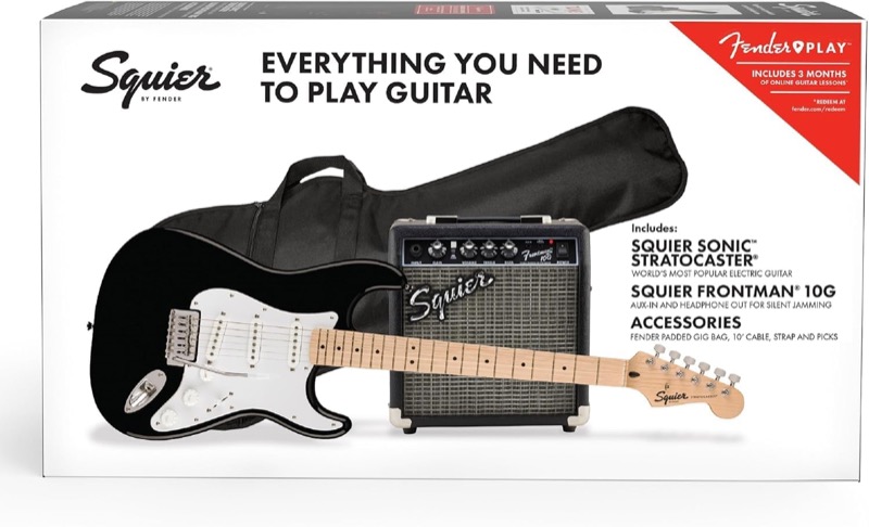 Squier by Fender electric guitar starter pack