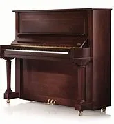An upright piano