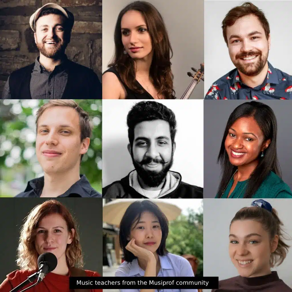 music teachers from the Musiprof community
