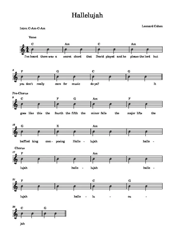 Hallelujah