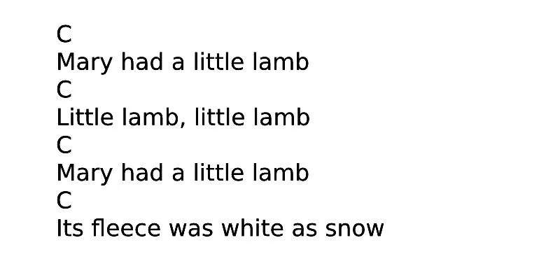 Mary had a little lamb