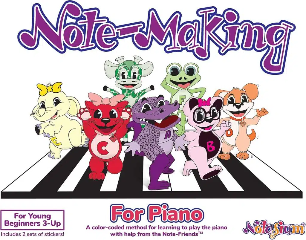 Note Making For Piano – A Colour Coded Method