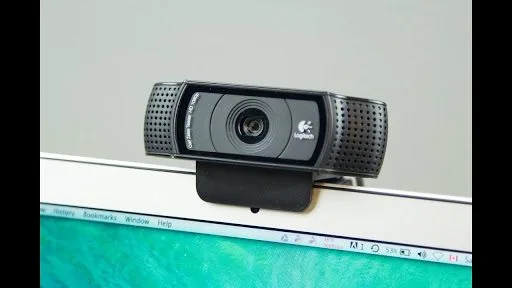 Online music lessons Logitech external webcam