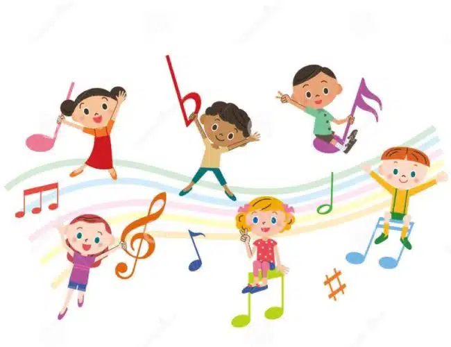 Image d'arrière-plan pour tapis musical
