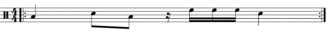 2nd of the easy drum songs: Roar by Katy Perry