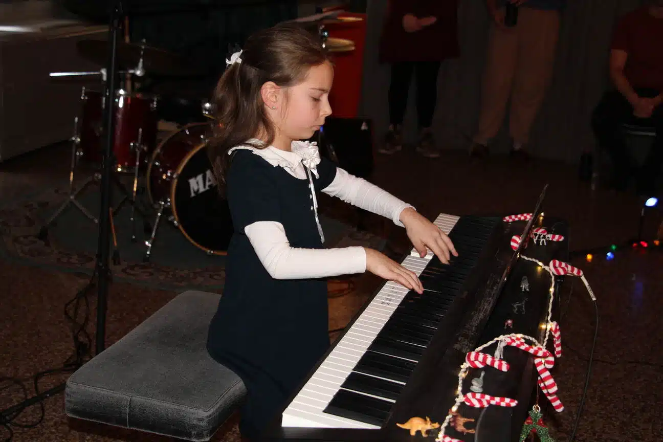 Karyna Lezhnina - a student of Olga's performing at the Musiprof recital