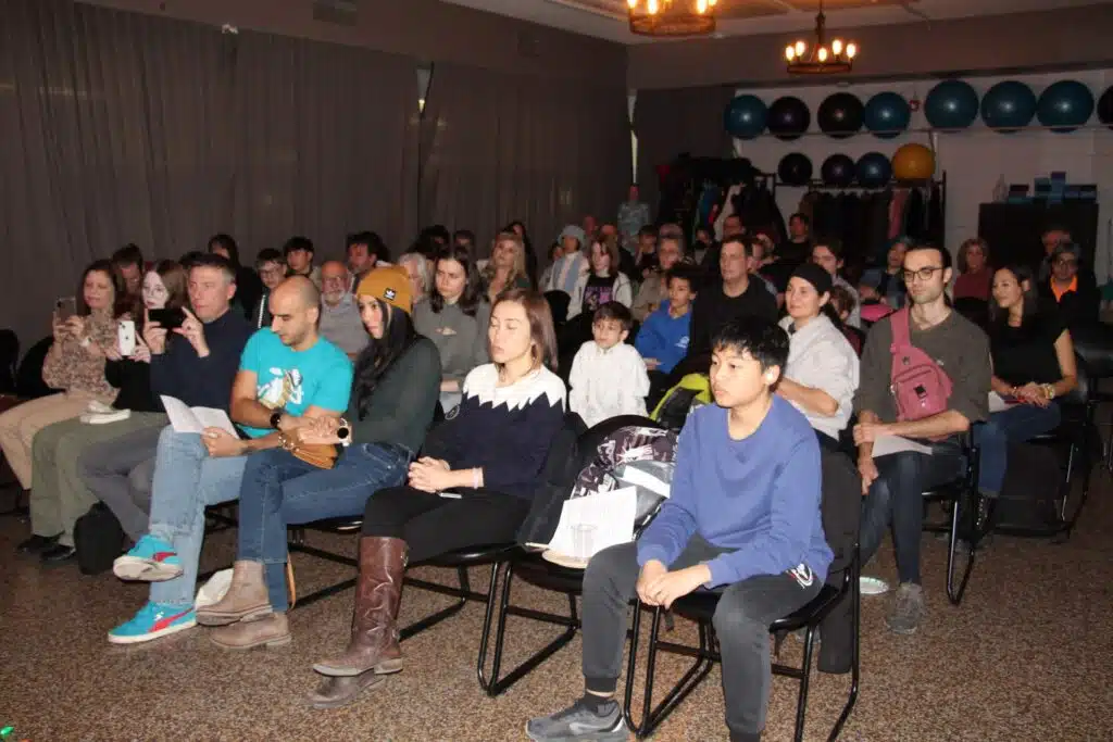 Audience attentive