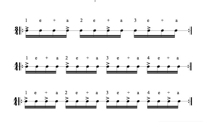 16th Note Moeller Flow