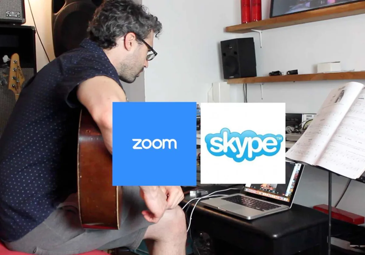 Démontration d'un cours de guitare en ligne