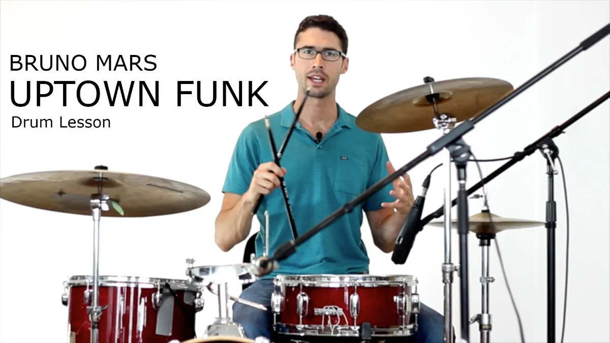 Free Uptown Funk Sheet Music for the Drums